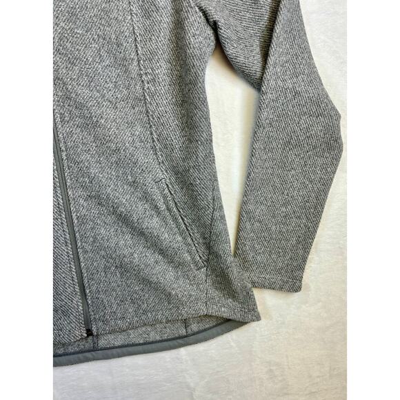 Athleta Stroll Fleece Full Zip Jacket Women's Size Medium Gray Hike Outdoor Walk - Picture 7 of 10